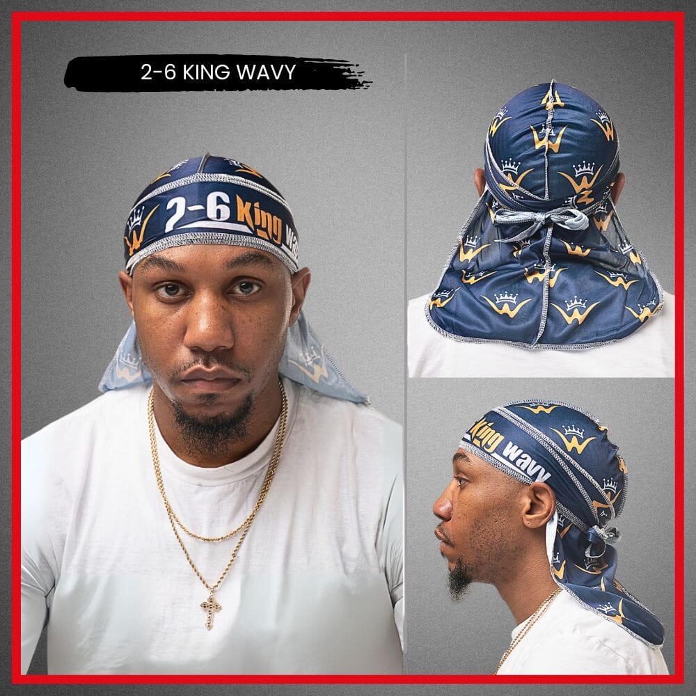 Silk Durag for 360 Waves & Overnight Compression [All Variants] 26 King Wavy Merch, LLC