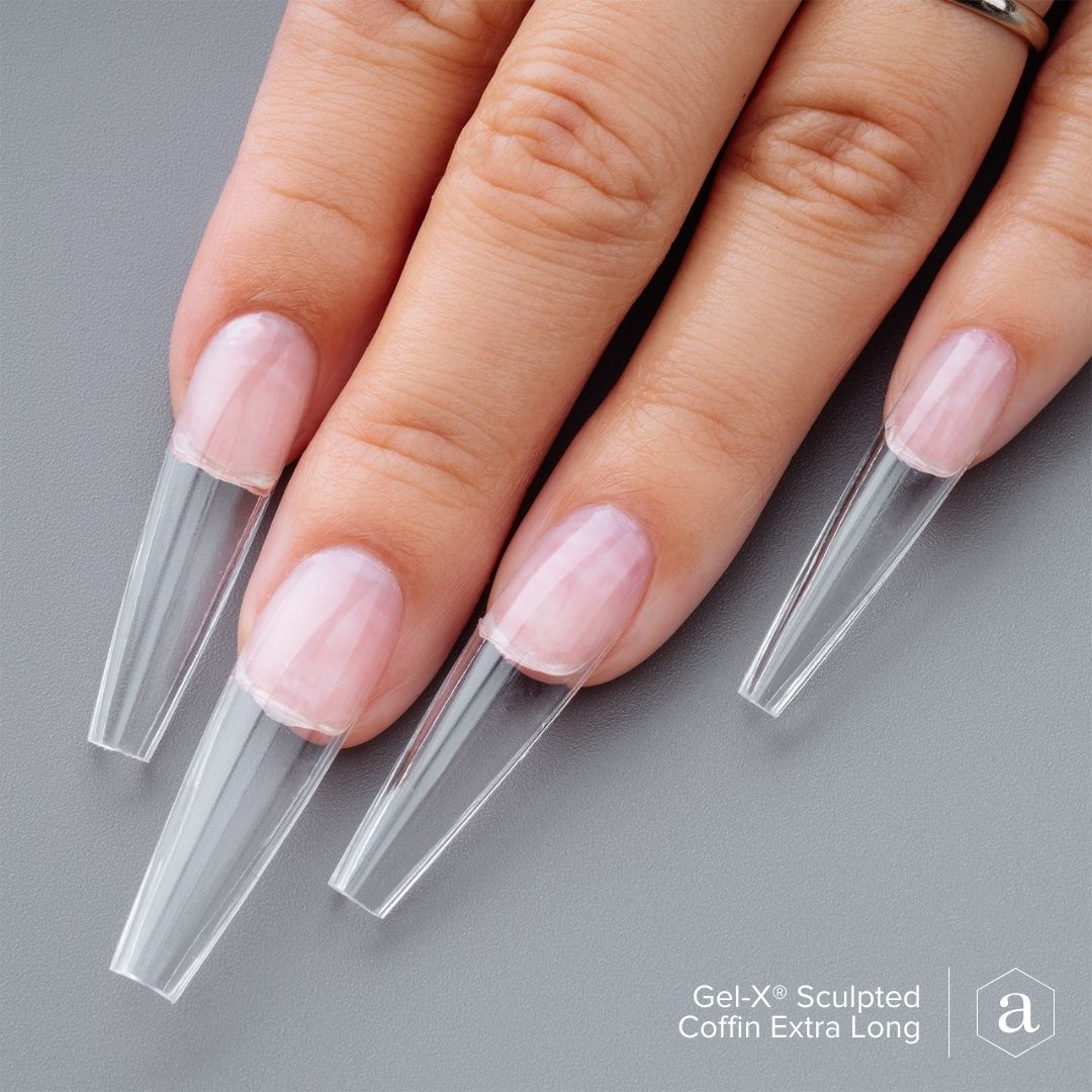 GEL-X® Sculpted Coffin Extra Long Box Of Tips - Pro (420PCS) Lunali Nail Supply