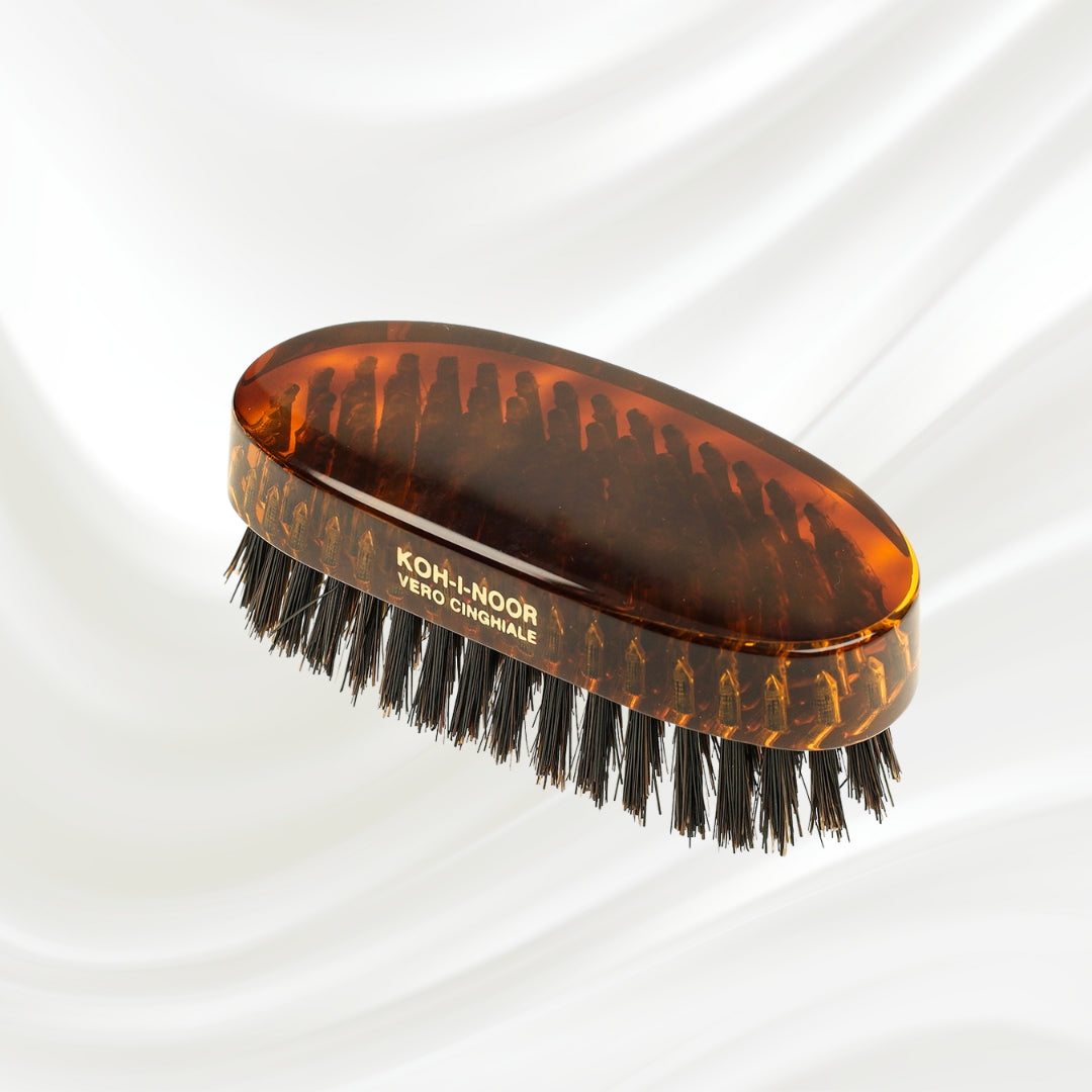 Jaspè Military Boar Bristle Brush - Men's Hair & Beard Grooming KOH-I-NOOR Beauty USA