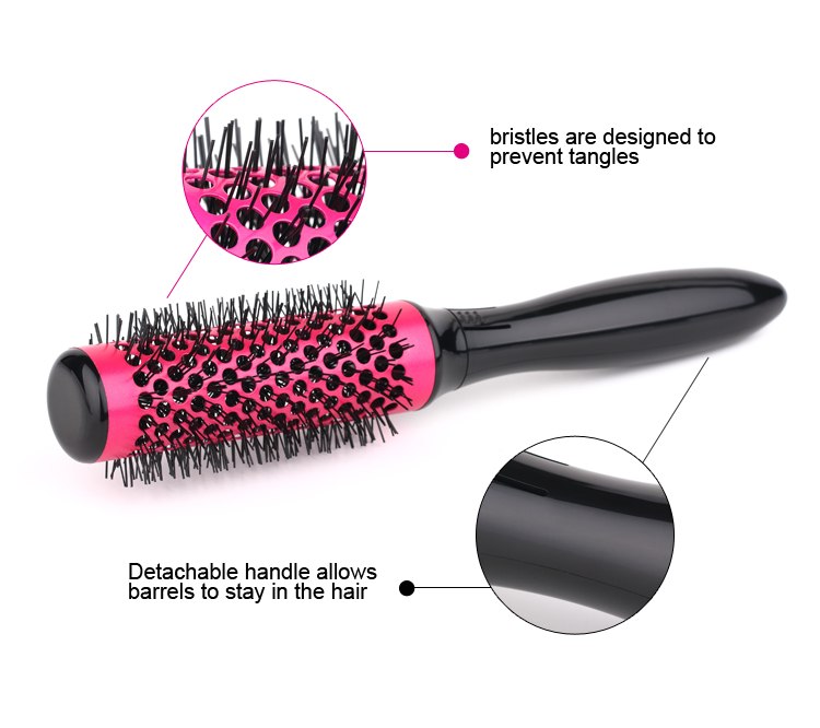 Professional Hair Dressing Brushes High Temperature Resistant Ceramic Iron Round Comb Beauty Hair Makeup Tool 50mm My Store
