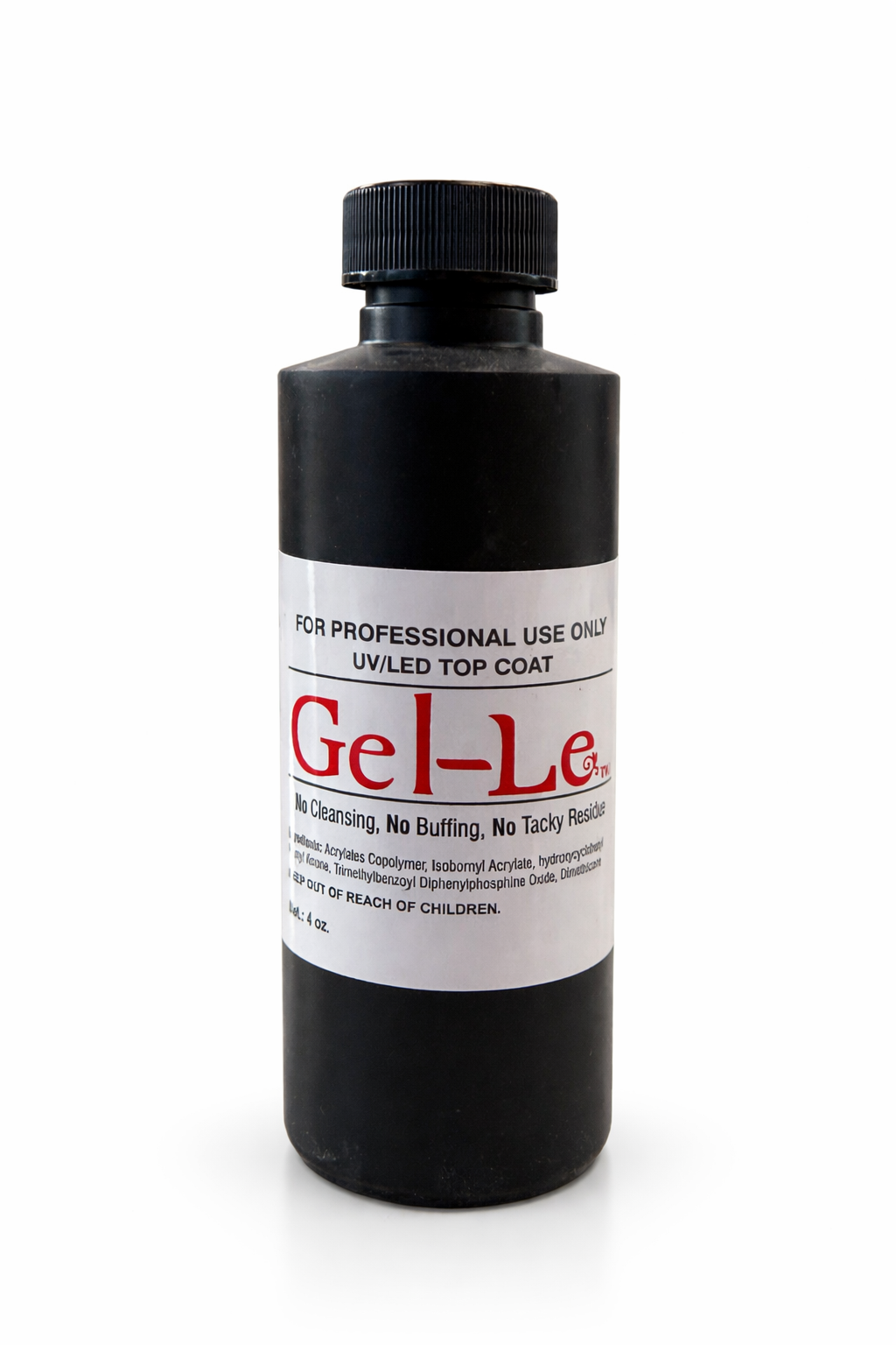 Gel-Le - Non-Cleansing Top Coat .5oz(Gel) Queen Nails & Beauty Supplies