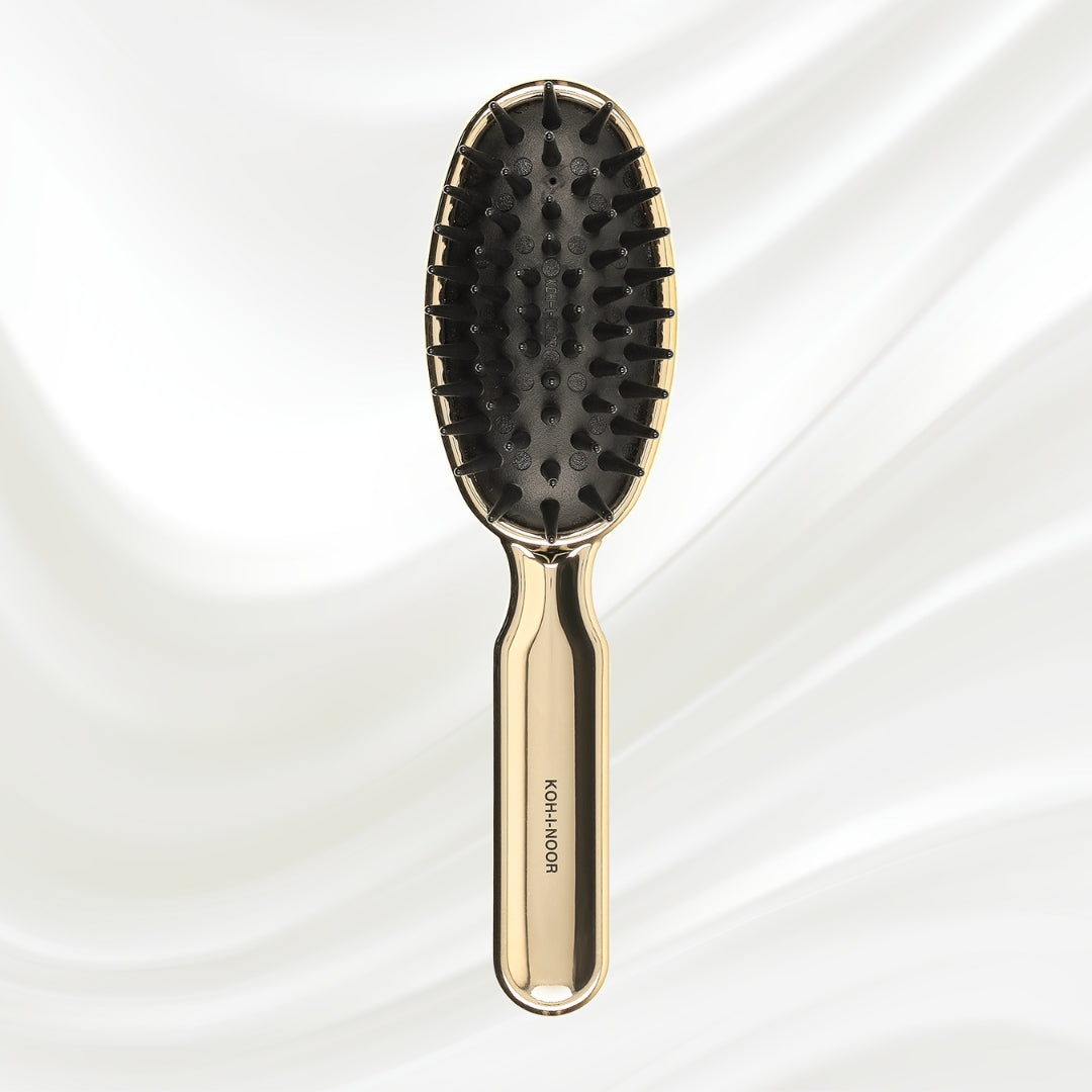 Metallic Pneumatic Detangling Hairbrush KOH-I-NOOR Beauty USA