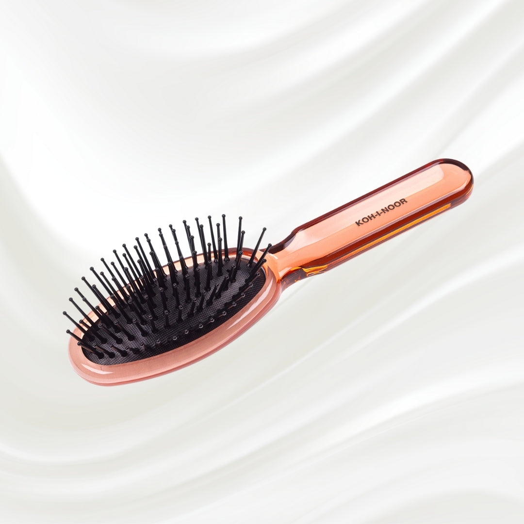 All Seasons Synthetic Pin Hair Brush - Pneumatic Cushion for Thick & Coarse Hair KOH-I-NOOR Beauty USA