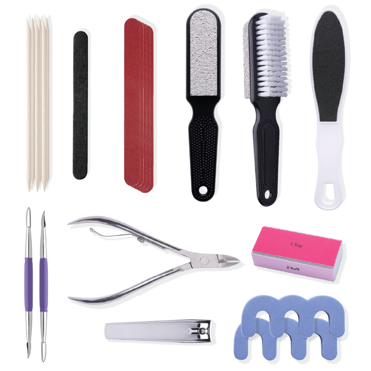 Almine Pedicure Set with Travel Bag, 20 Pieces Annie International, Inc.
