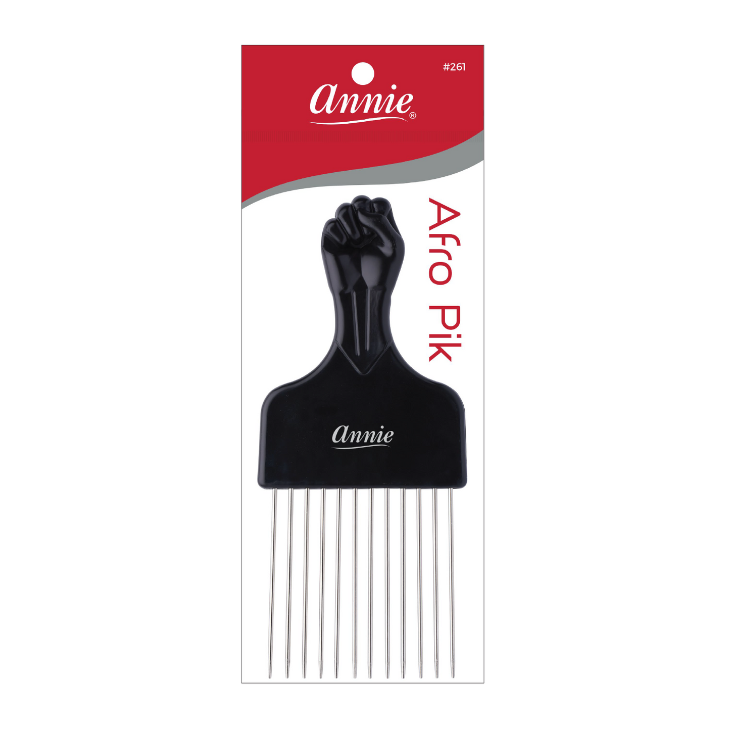 Annie Afro Styling Pik 2.5 Inch Regular, 1 Count,  Black Annie International, Inc.