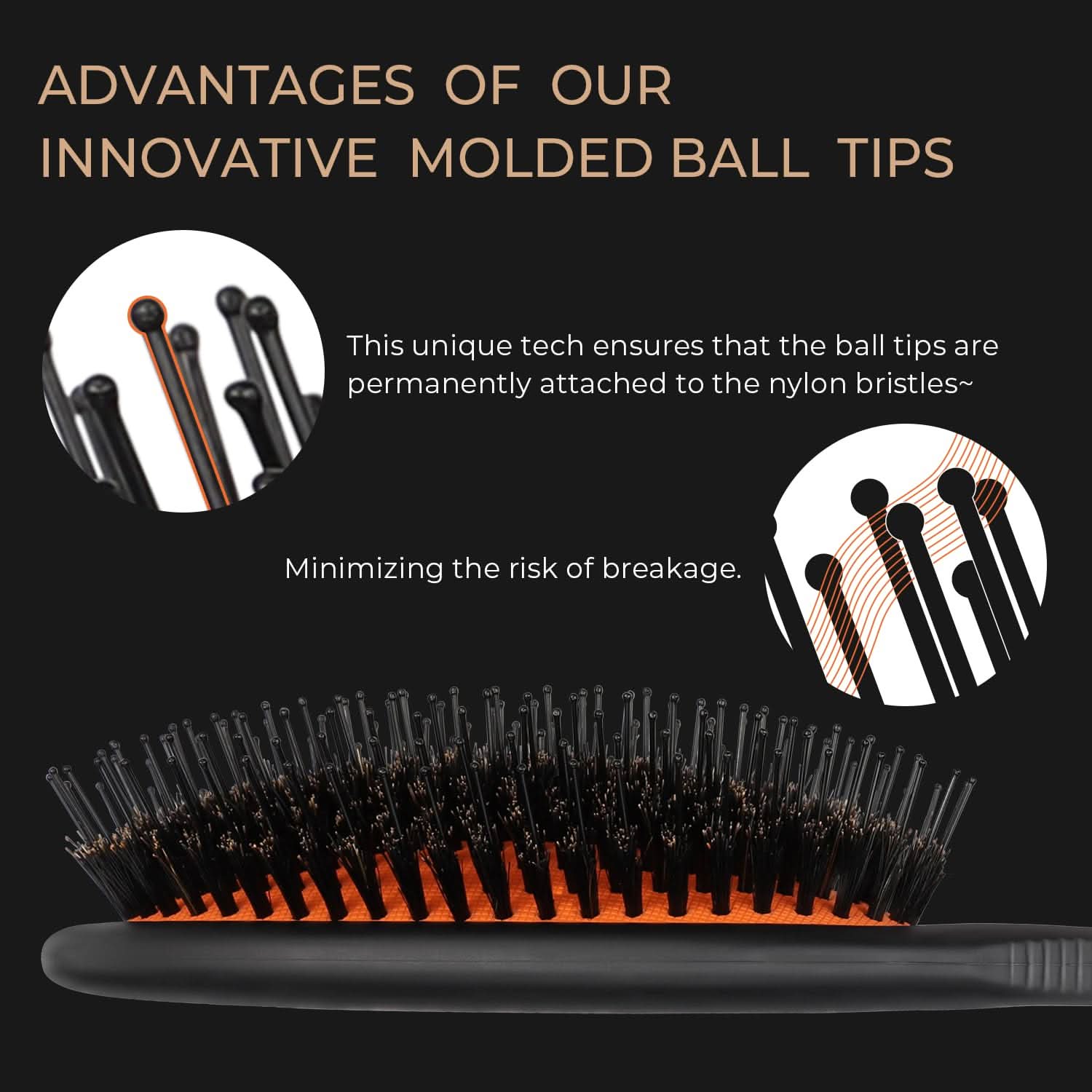 Eagle Fortress Glidease Boar Hairbrush The Beauty Box
