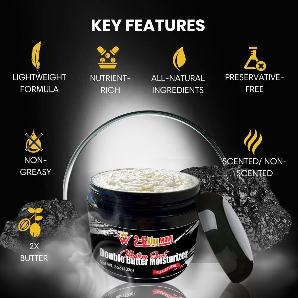 🔥Pre Order 🔥Double Butter Hair Moisturizer for Dry, Coarse Hair 26 King Wavy Merch, LLC