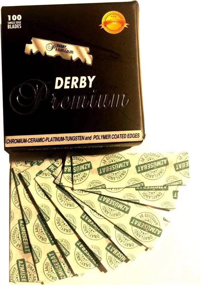 Derby Premium Single Edge Razor Blades 100 Pcs BarberSets
