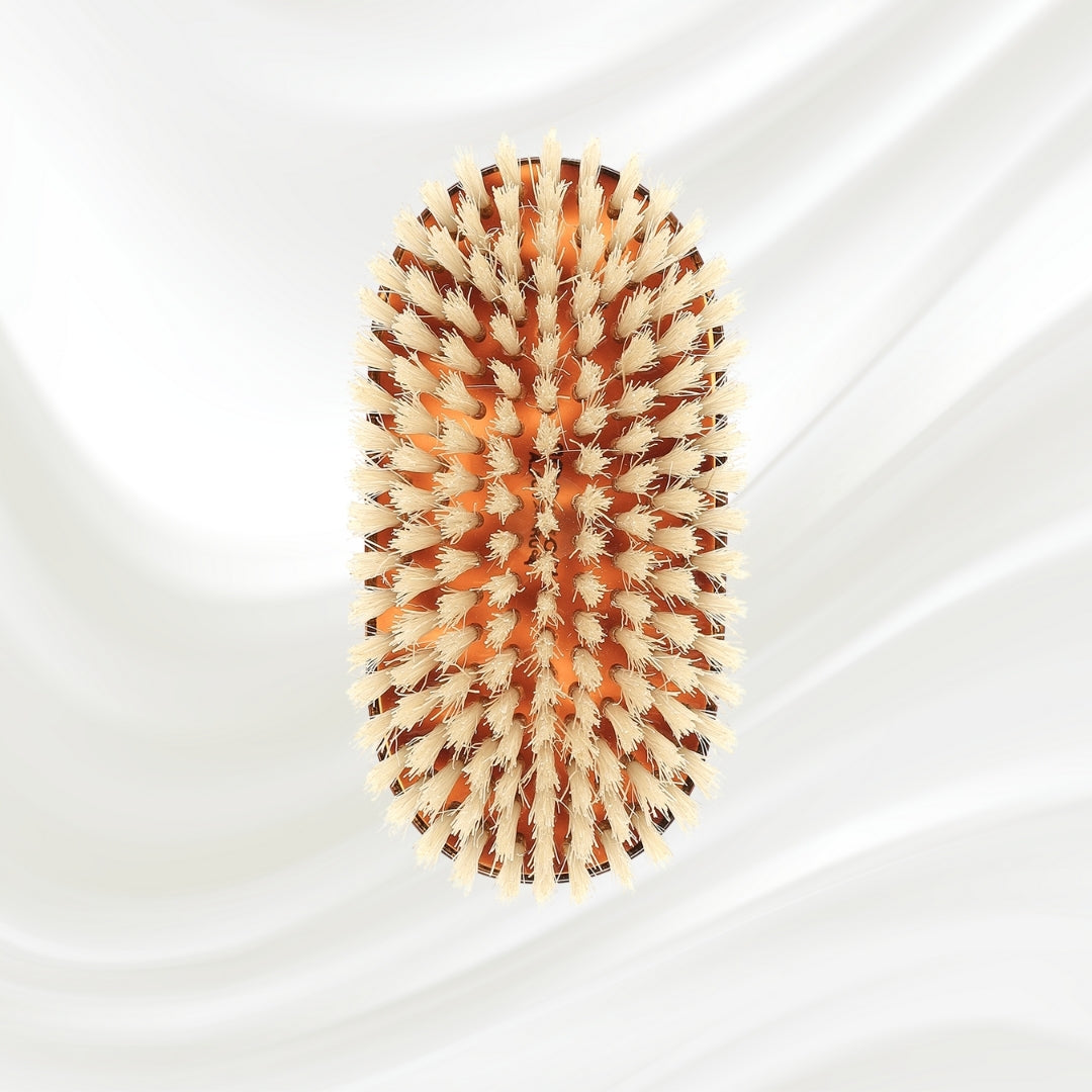 Jaspè Military Natural Bristle Brush - Men's Hair & Beard Grooming KOH-I-NOOR Beauty USA
