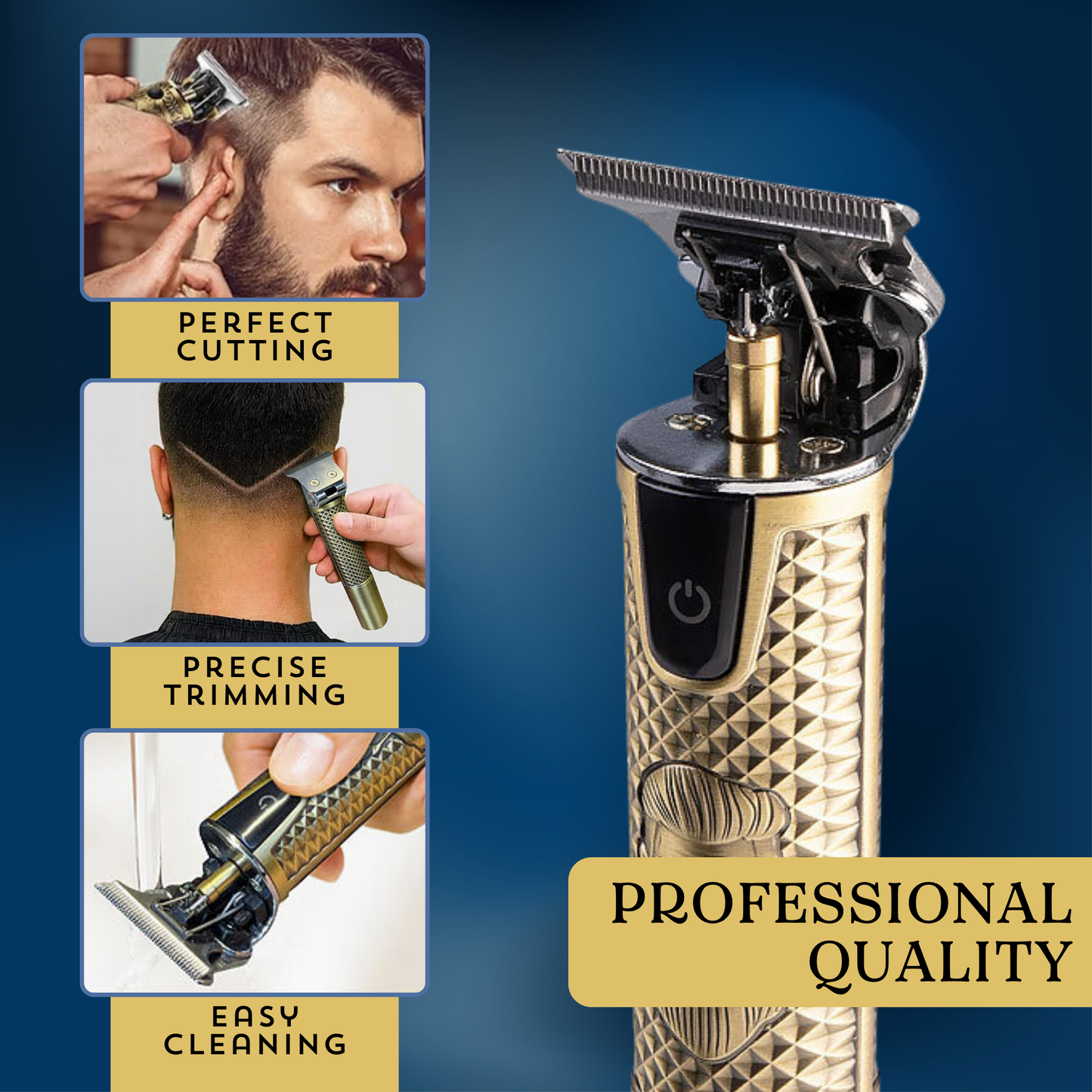 PrimeX Cordless Lithium Outlining Barber Trimmer Brass Annie International, Inc.