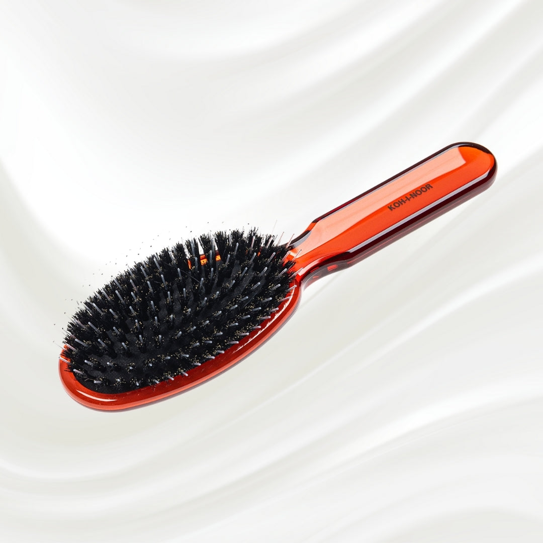 All Seasons Mixed Bristle Brush - Boar & Nylon for Normal to Thick Hair KOH-I-NOOR Beauty USA