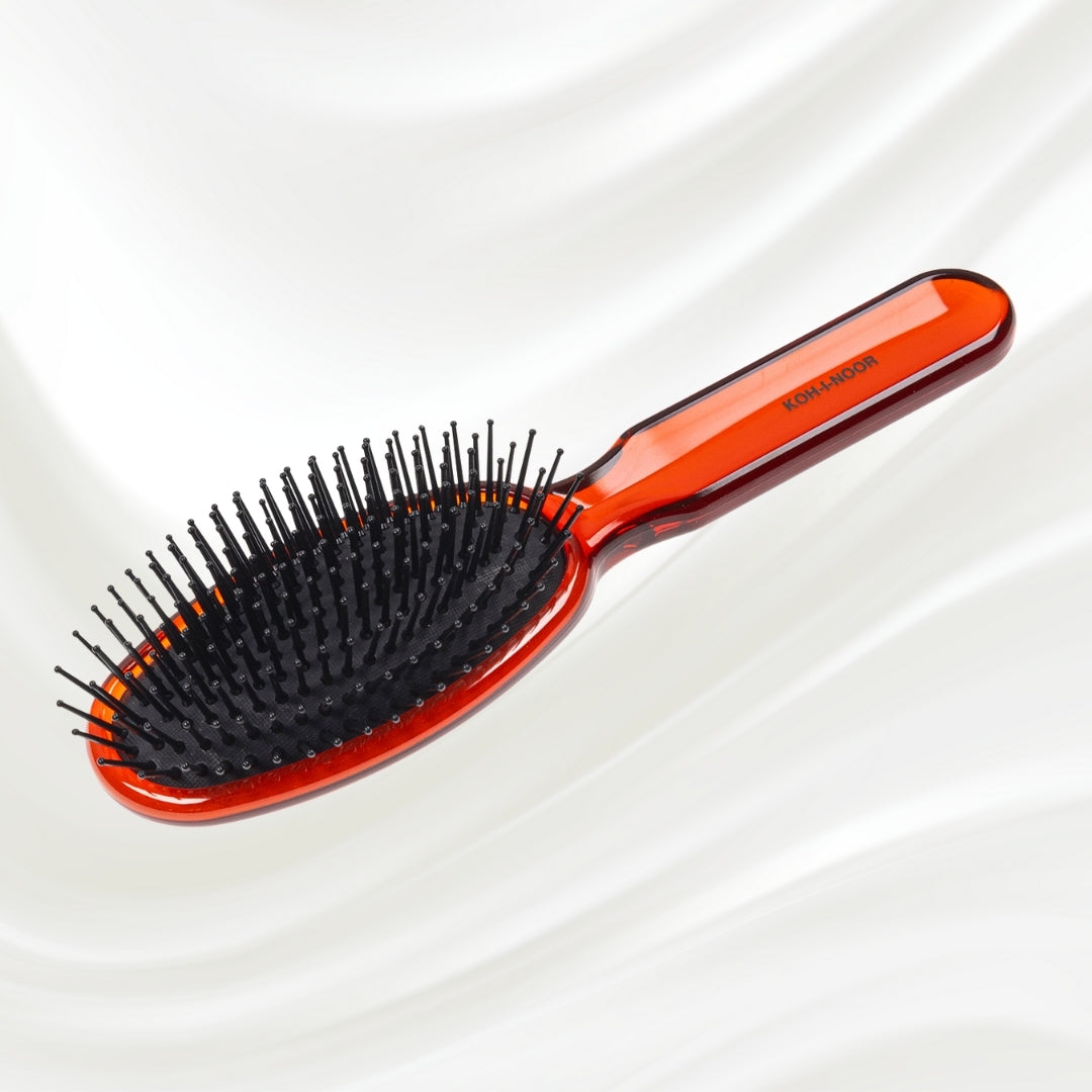 All Seasons Synthetic Pin Hair Brush - Pneumatic Cushion for Thick & Coarse Hair KOH-I-NOOR Beauty USA