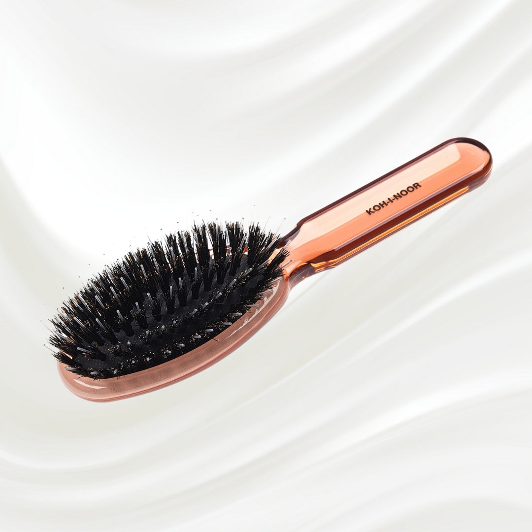 All Seasons Mixed Bristle Brush - Boar & Nylon for Normal to Thick Hair KOH-I-NOOR Beauty USA