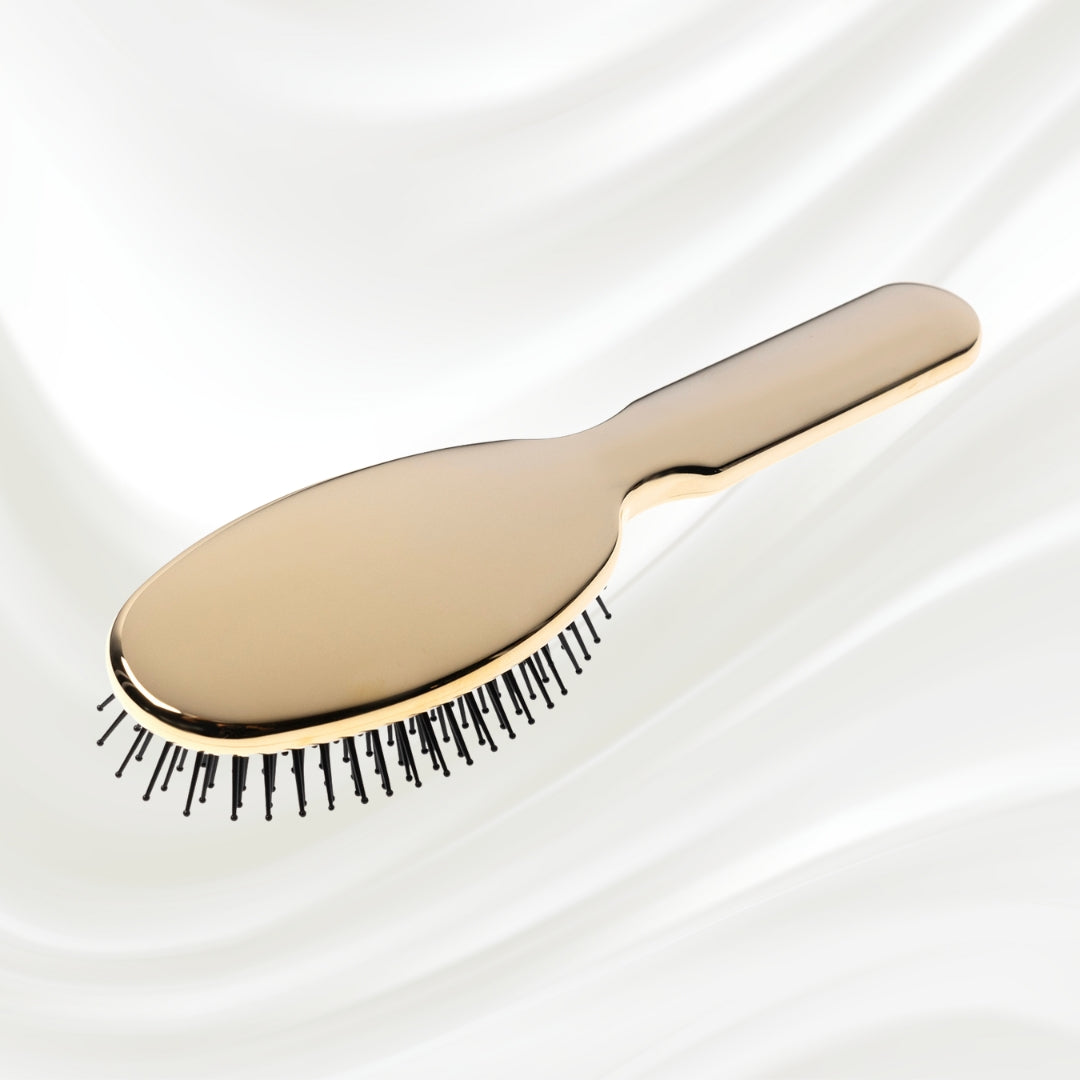Metallic Pneumatic Oval Synthetic Pin Hairbrush KOH-I-NOOR Beauty USA