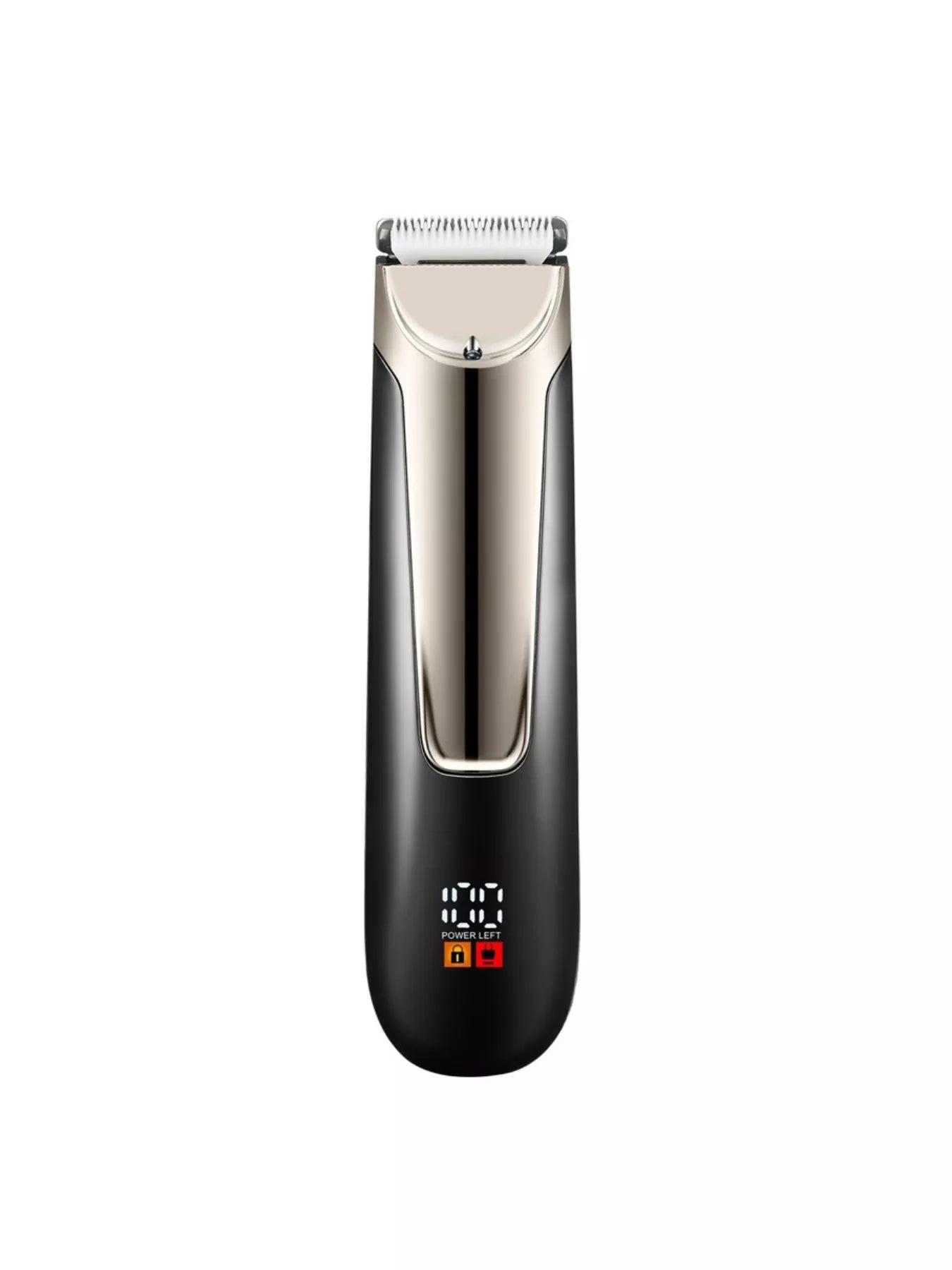 Men's Waterproof Electric Trimmer with LCD & Dock Charging Unique Oils