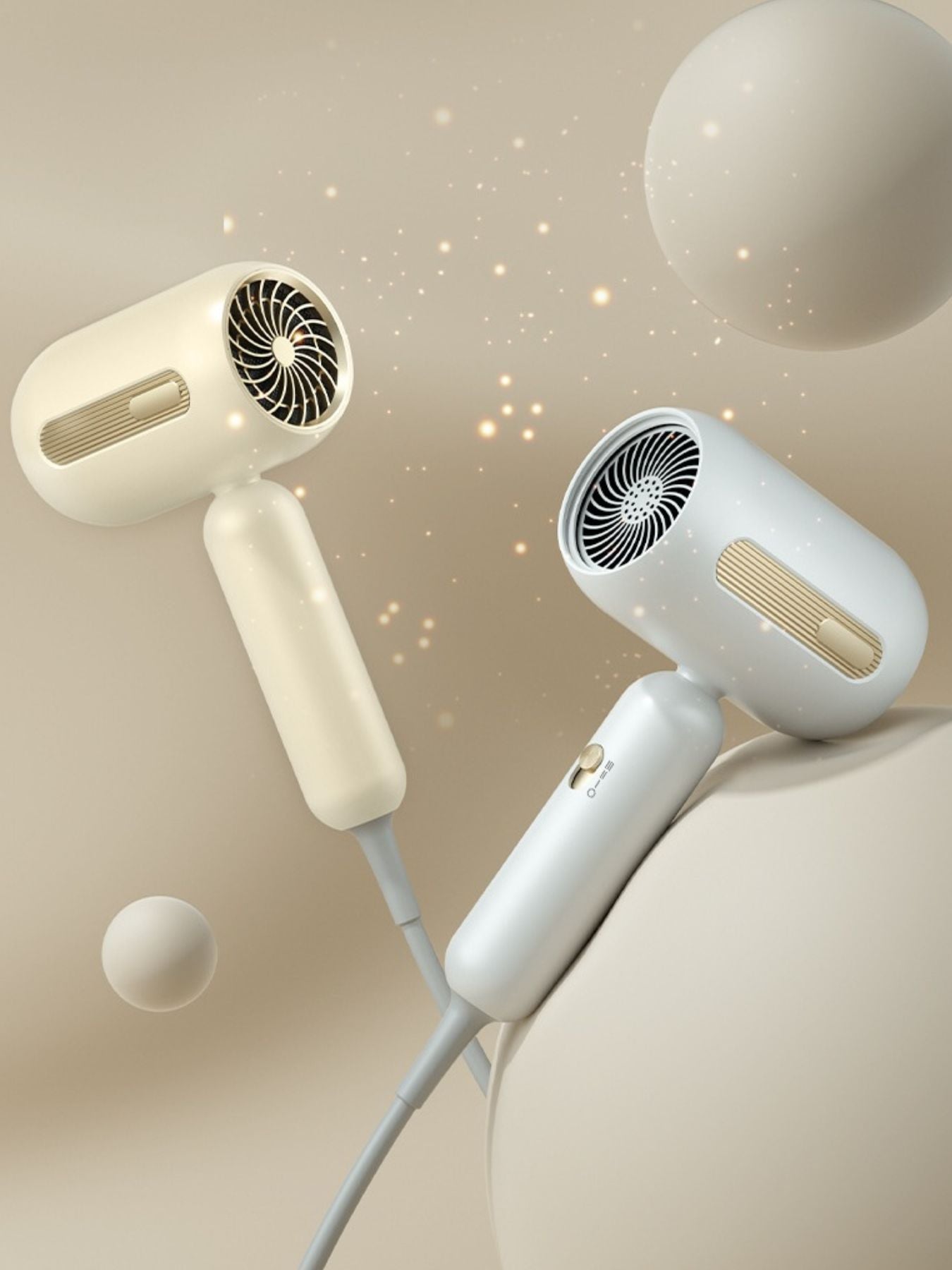 Portable Negative Ion Hair Dryer Unique Oils