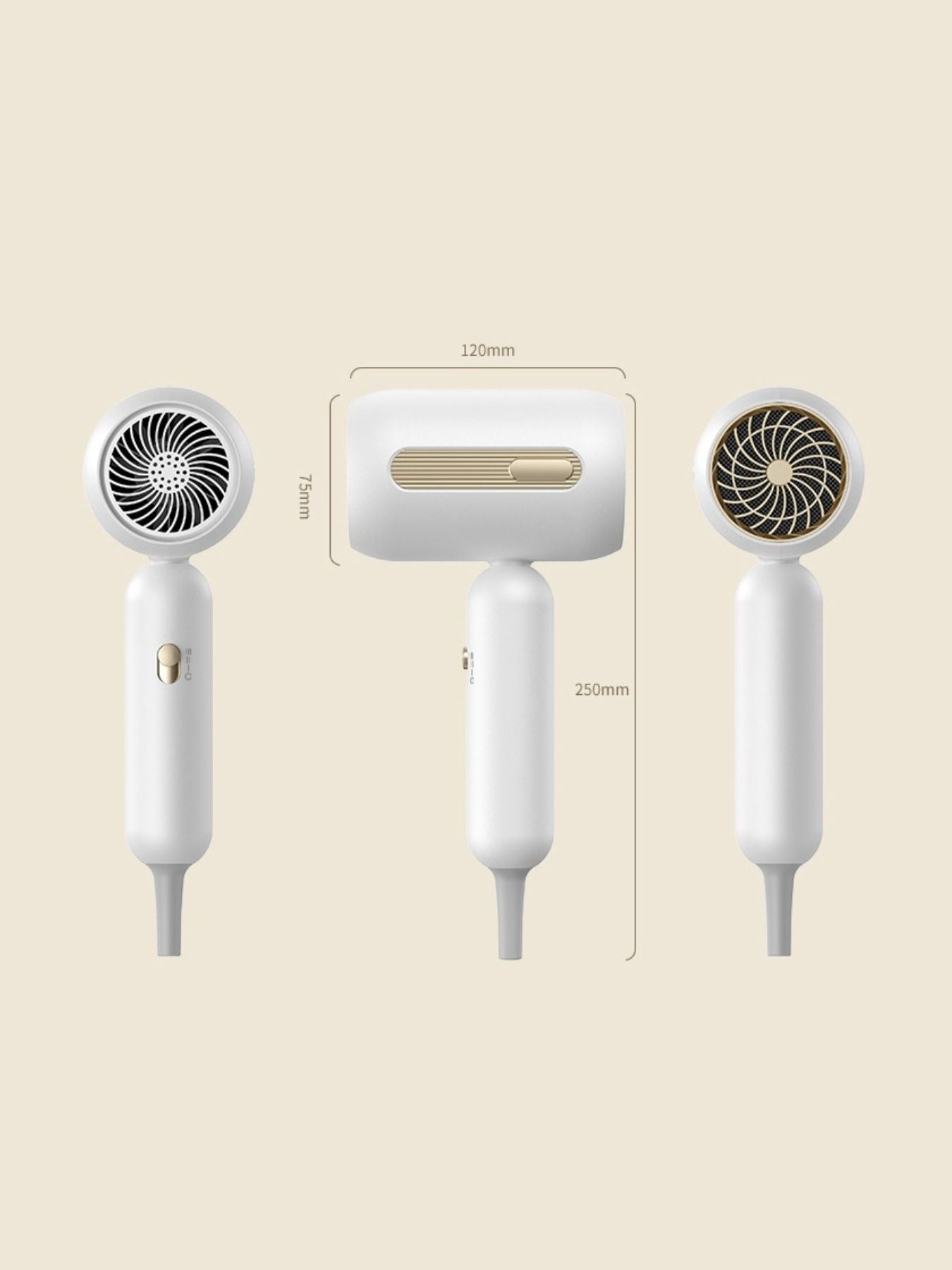 Portable Negative Ion Hair Dryer Unique Oils