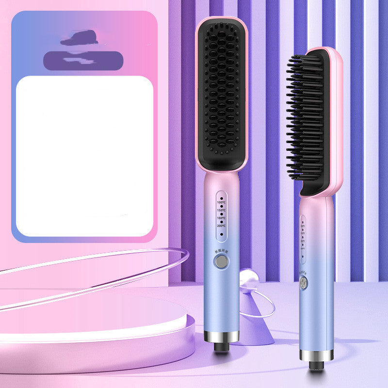 Multifunctional Temperature Control Adjusting Hair Straightening Comb FLIPSTYLEZLLC