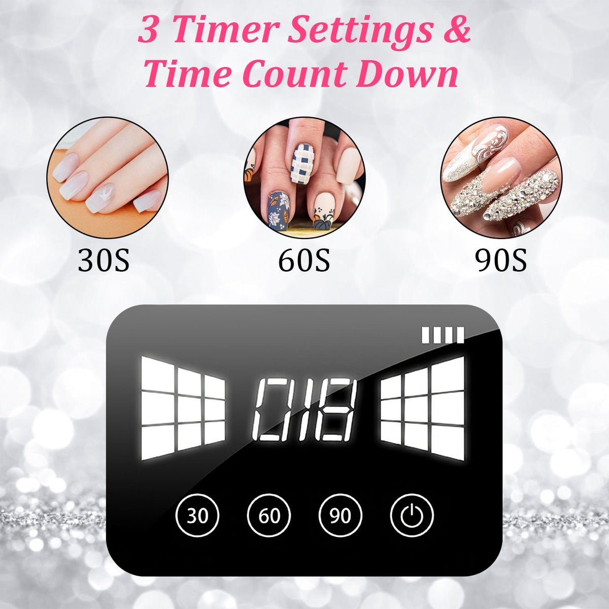 120W LED UV Nail Lamp Gamba Beauty