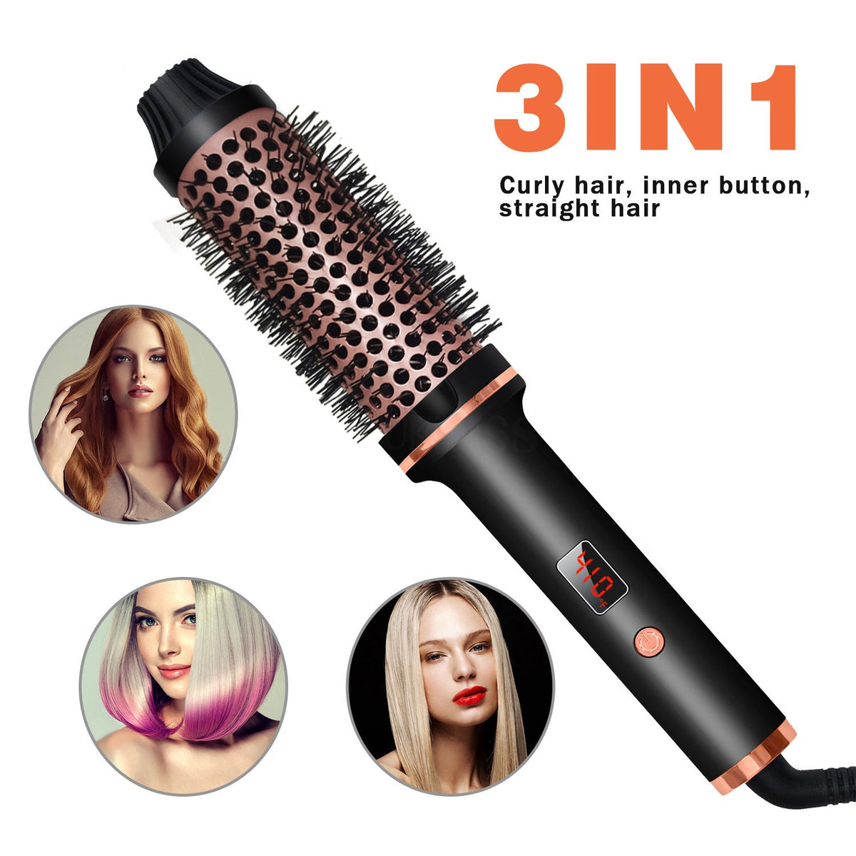 Hair Curler Straight Comb Multifunctional Household Portable Elyvora LLC