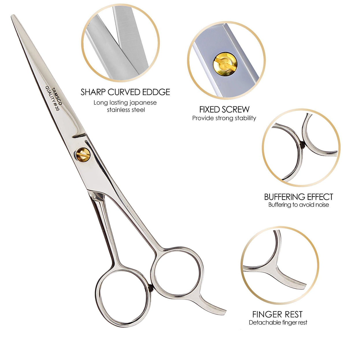 Barber shear 7.5" Tamsco Precision Tools