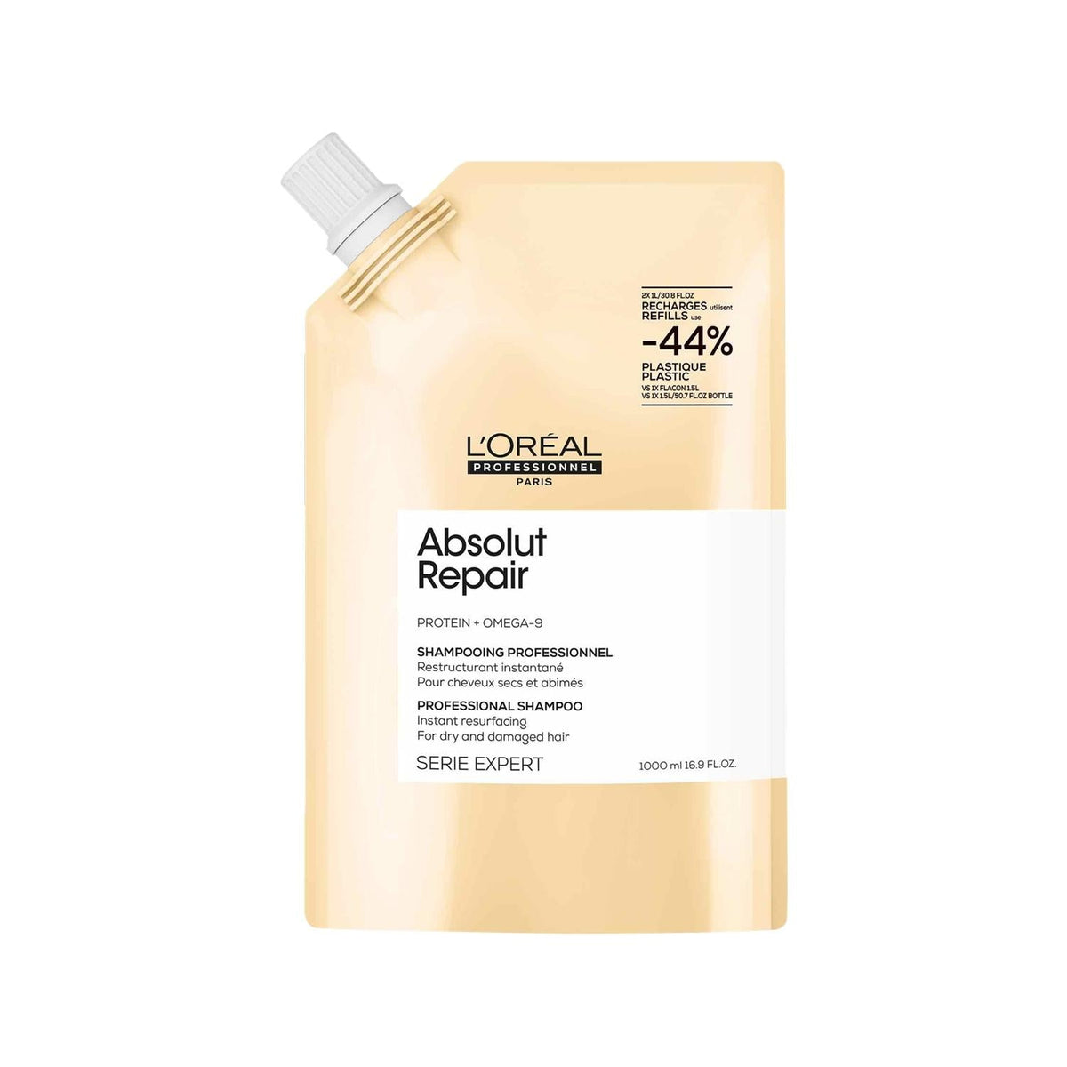 L'Oreal Professionnel Absolut Repair Shampoo Refill 1000 ml Beauty Care Bag