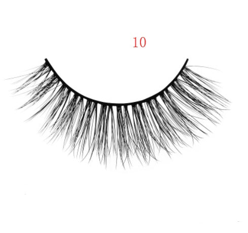 3D mink eyelashes 3 pairs of natural fiber long false eyelashes Elyvora LLC