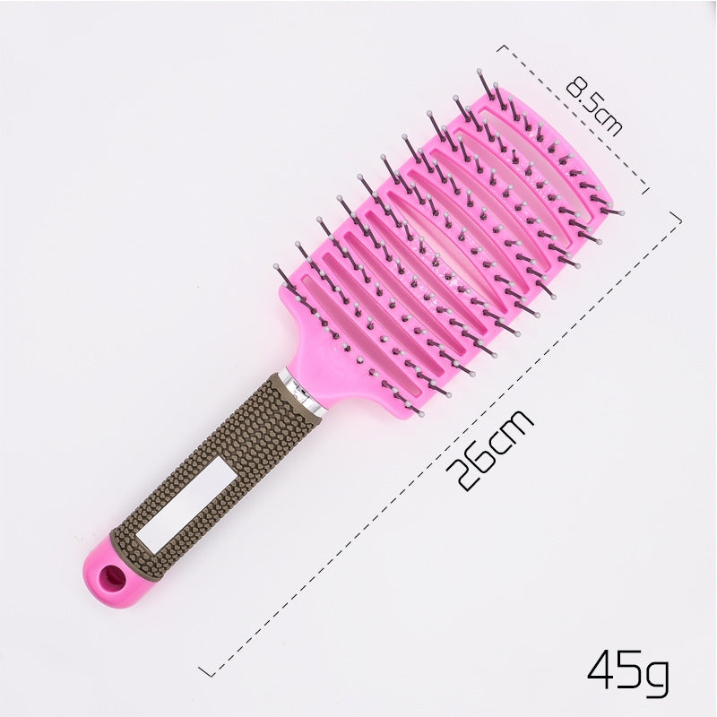 Hairbrush Anti Klit Brushy Haarborstel Women Detangler Hair Brush Bristle Nylon Scalp Massage  Teaser Hair Brush Comb Noventix