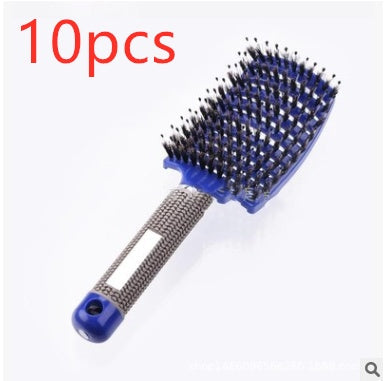 Hairbrush Anti Klit Brushy Haarborstel Women Detangler Hair Brush Bristle Nylon Scalp Massage  Teaser Hair Brush Comb Noventix