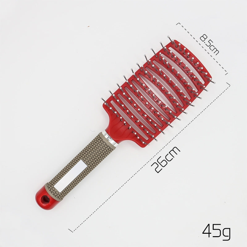 Hairbrush Anti Klit Brushy Haarborstel Women Detangler Hair Brush Bristle Nylon Scalp Massage  Teaser Hair Brush Comb Noventix