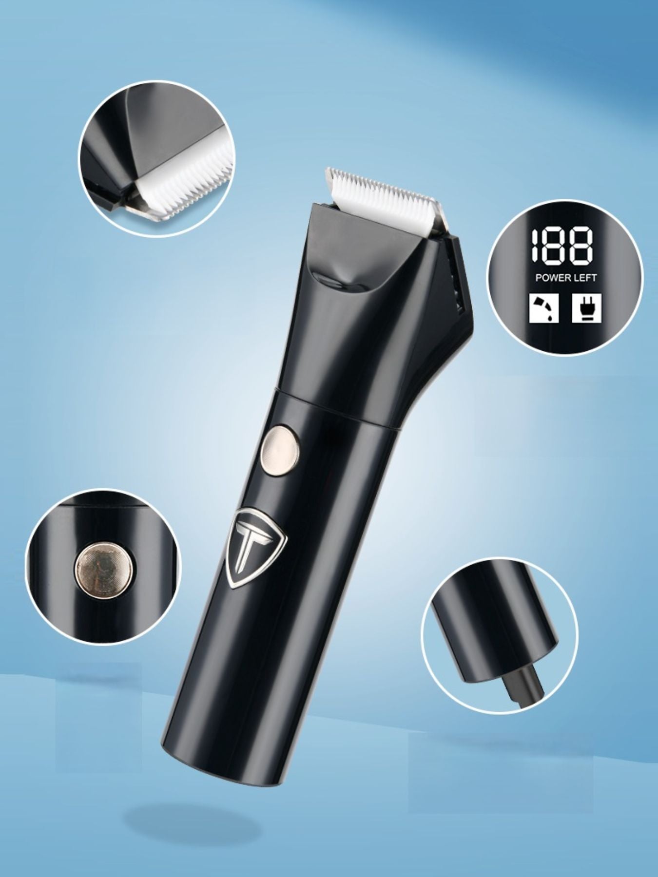 Cordless Rechargeable Hair Clipper Unique Oils