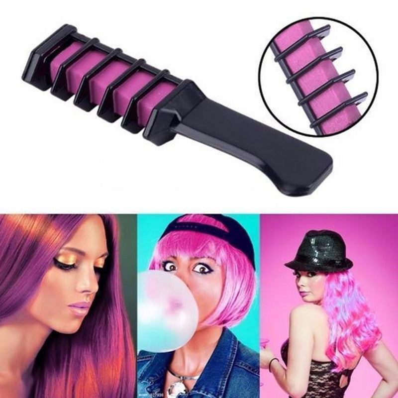 Temporary Mini Disposable Crayons Hair Color Dyeing Mascara Dye Chalk Box With Brush My Store