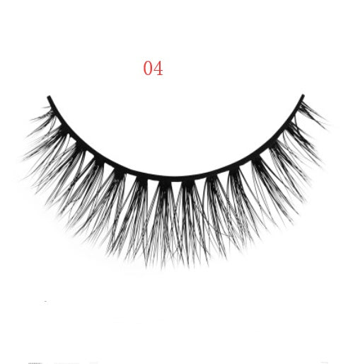 3D mink eyelashes 3 pairs of natural fiber long false eyelashes Elyvora LLC