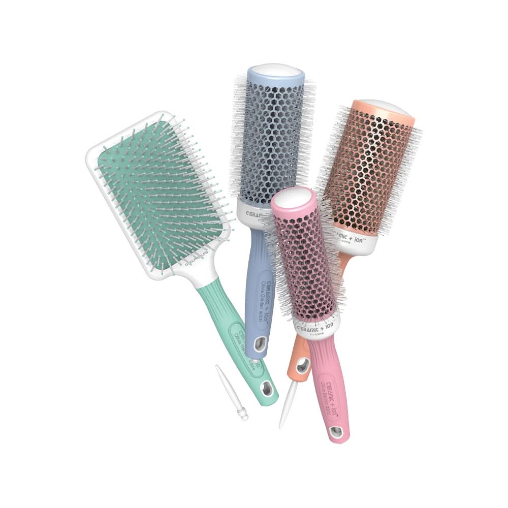 Olivia Garden Ceramic + Ion Pastels Thermal Brush - CIXLPROLPS The Beauty Box