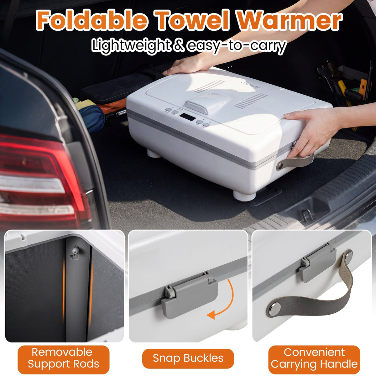 35L Large Towel Warmer with Heating and Drying Modes for Bathroom DirectDeals