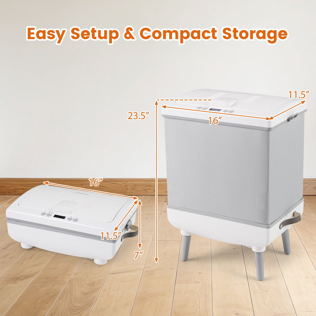 35L Large Towel Warmer with Heating and Drying Modes for Bathroom DirectDeals