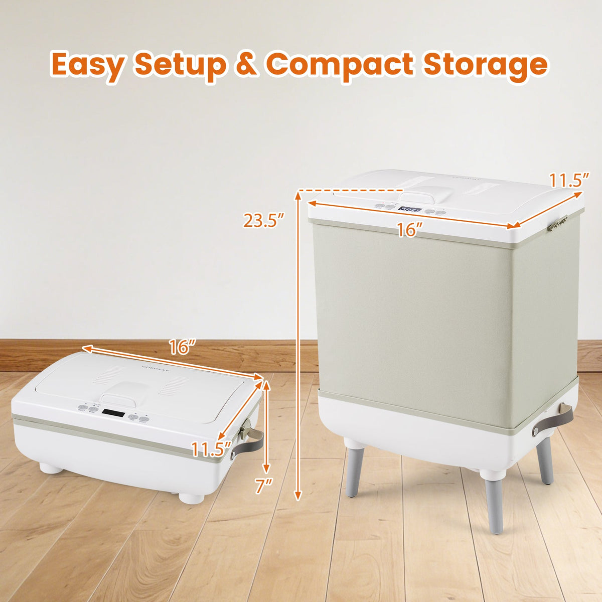 35L Large Towel Warmer with Heating and Drying Modes for Bathroom DirectDeals