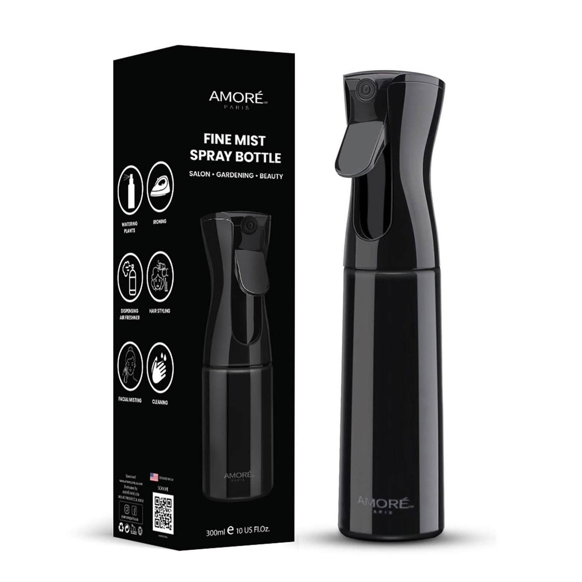 360 Continuous Hair Water Ultra Fine Mister Spray Bottle EasyOptionXY