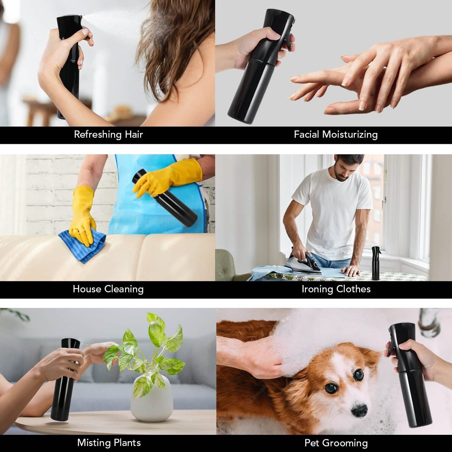360 Continuous Hair Water Ultra Fine Mister Spray Bottle DailySale