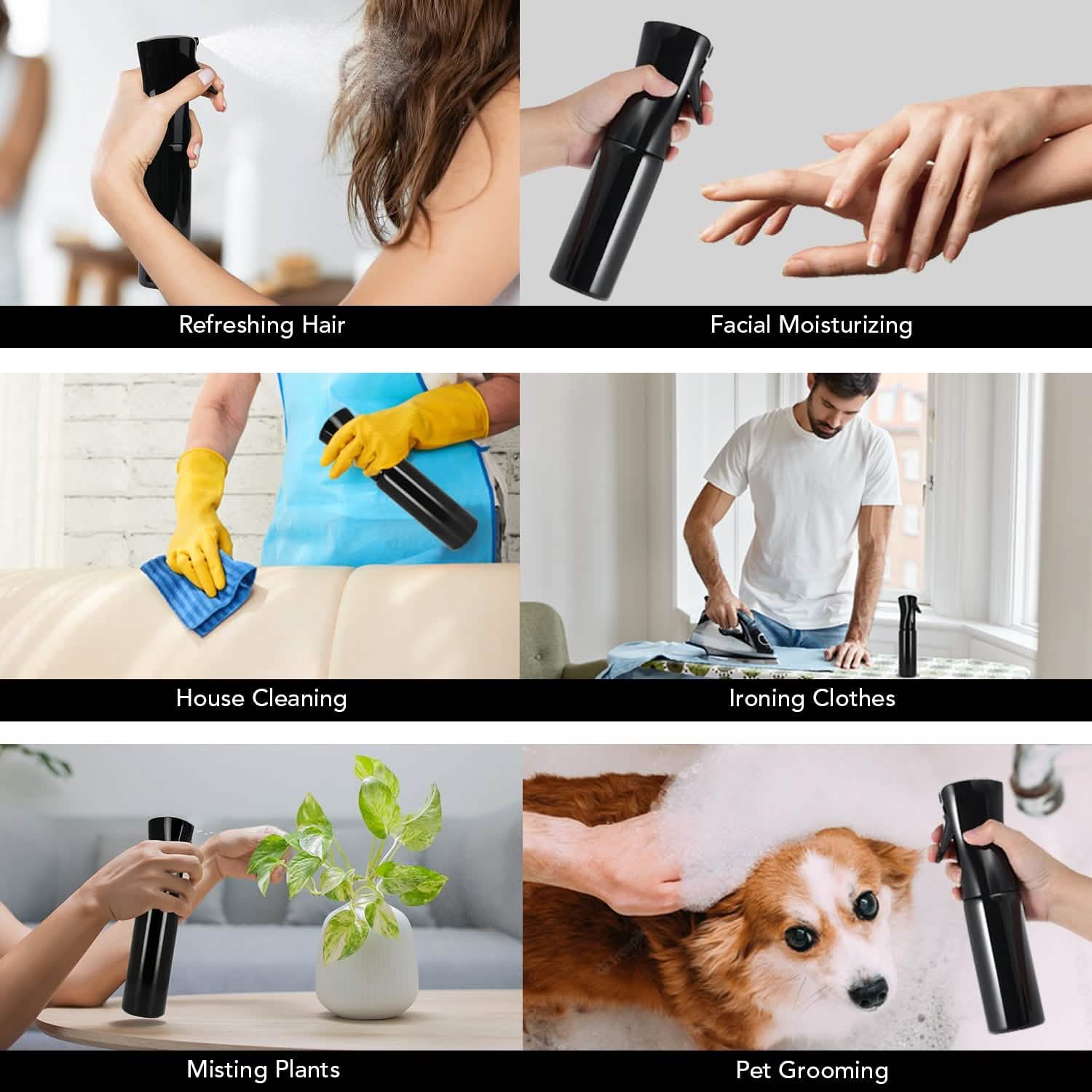360 Continuous Hair Water Ultra Fine Mister Spray Bottle DailySale
