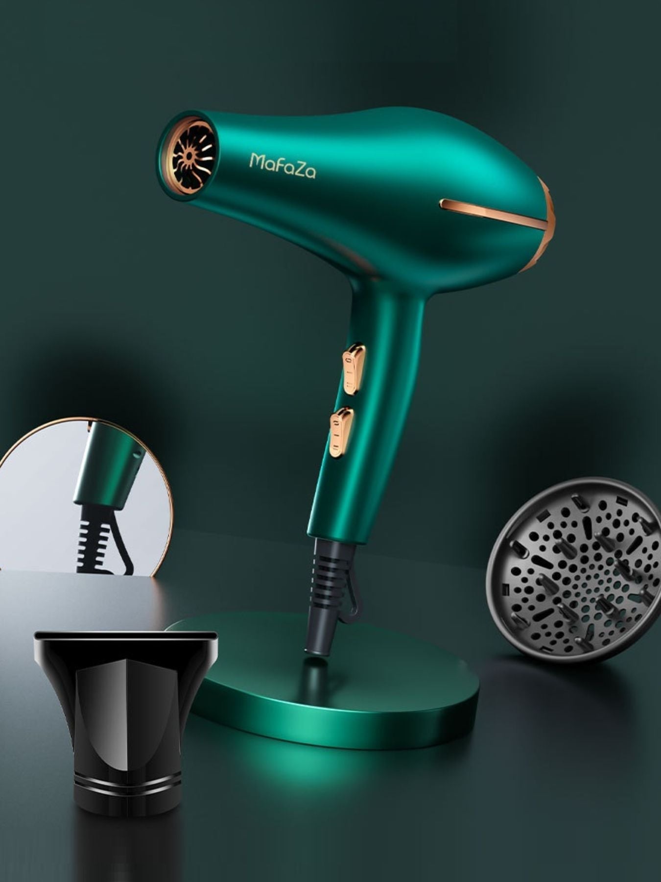 Adjustable Temperature Hair Dryer Unique Oils