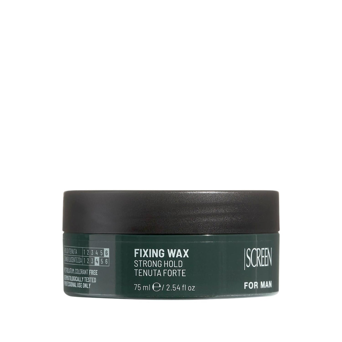 SCREEN For Man Fixing Wax Strong Hold Styling Pomade 75 ml Beauty Care Bag