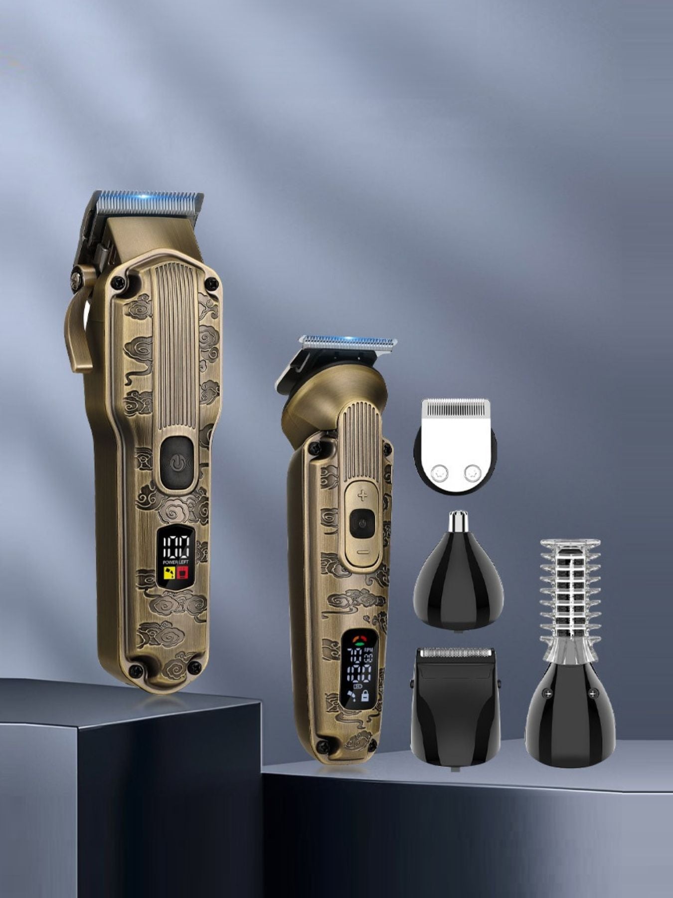 LED Display Hair Clipper Unique Oils