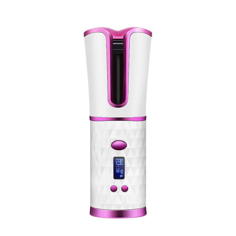 Cordless Automatic Hair Curler Iron Wireless Curling Iron Elyvora LLC