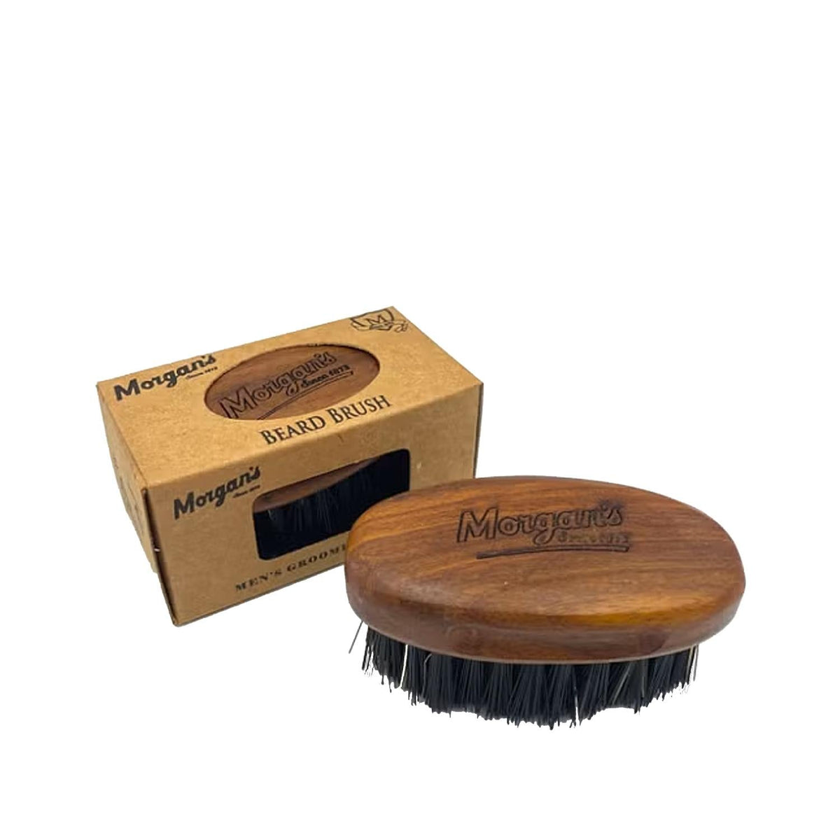 Morgan's Pomade Small Beard Brush for Grooming & Styling Beauty Care Bag