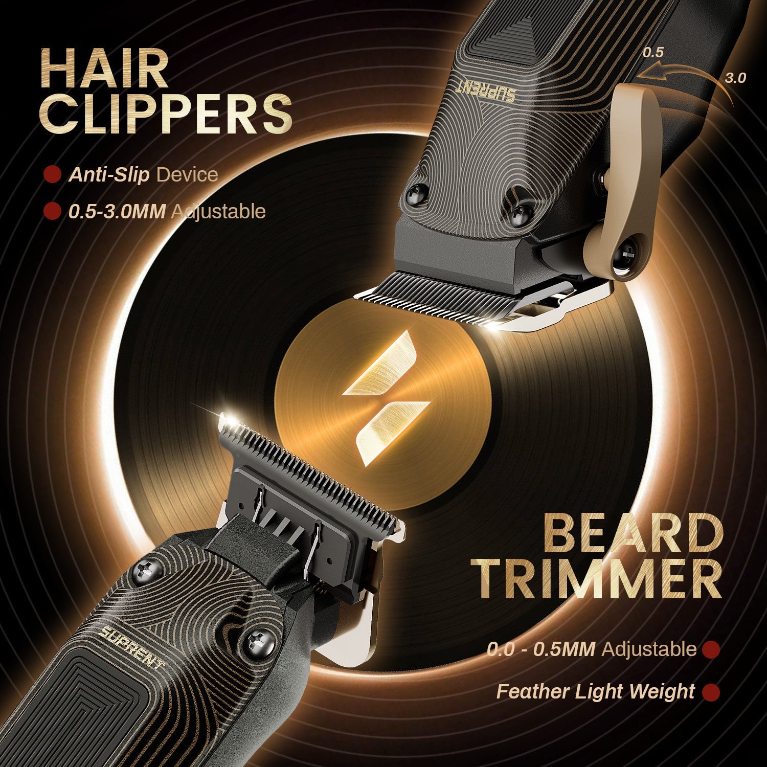 SUPRENT Ripple Clipper Trimmer Combo HC316BX SUPRENT US