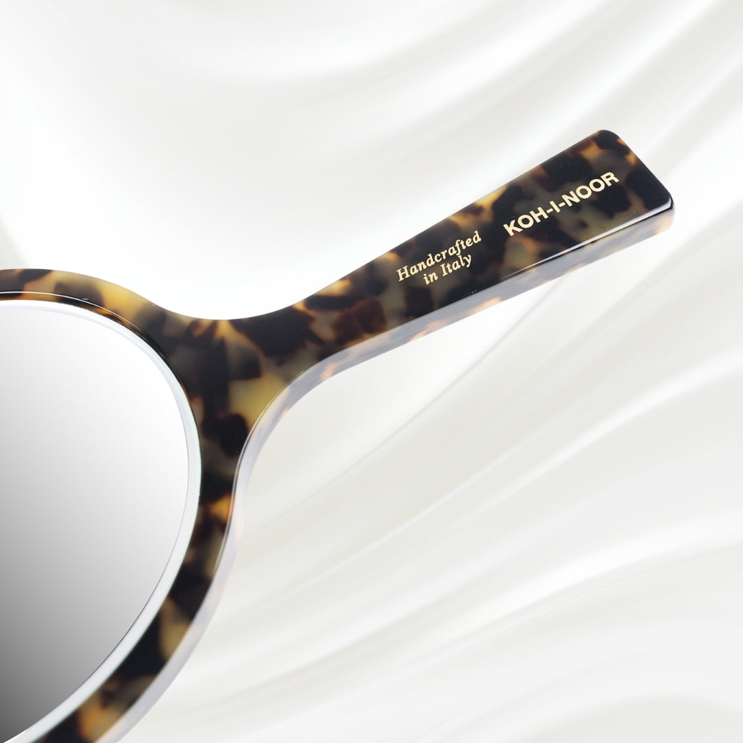 Luxury Hand Mirror - Garden Green Acetate with German Glass KOH-I-NOOR Beauty USA