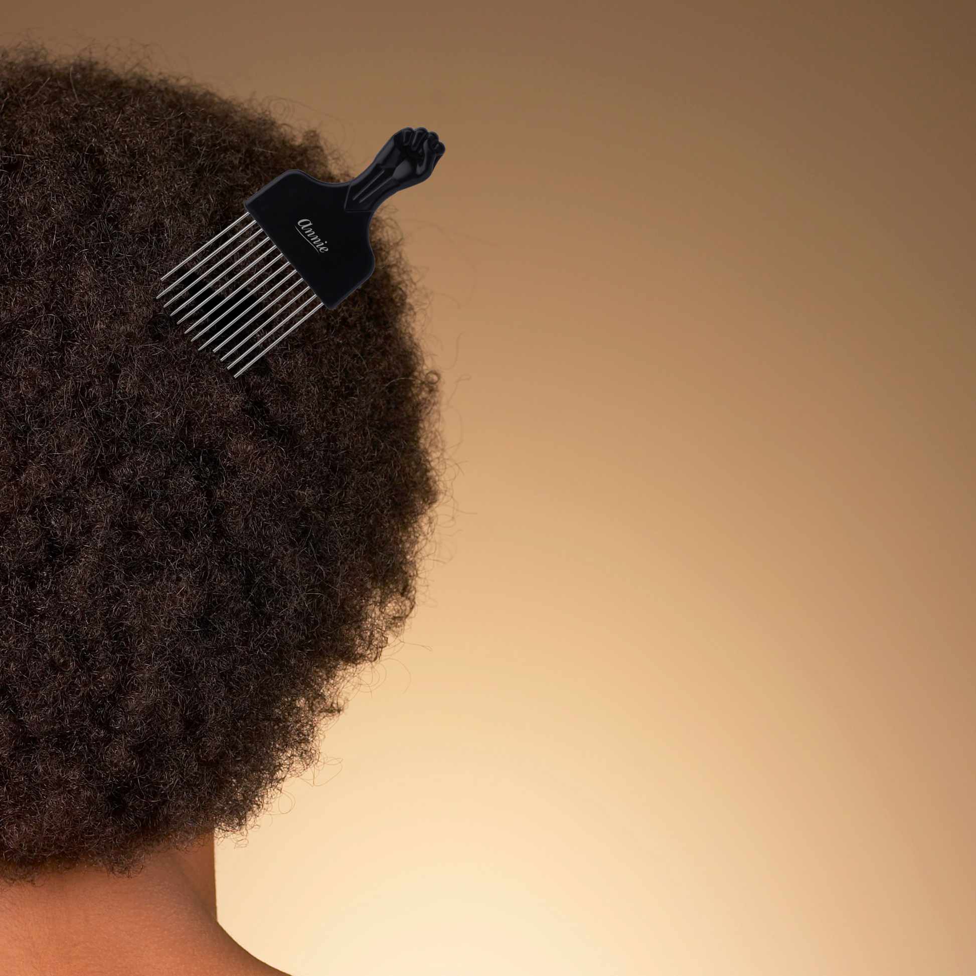 Annie Afro Styling Pik 2.5 Inch Regular, 1 Count,  Black Annie International, Inc.