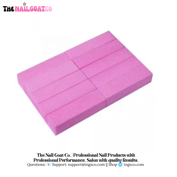 TheNailGoatCo 50 PCS Nail Buffing Blocks, 100/180 Grit Manicure & Pedicure Tools for Nail Care TheNailGoat.Co
