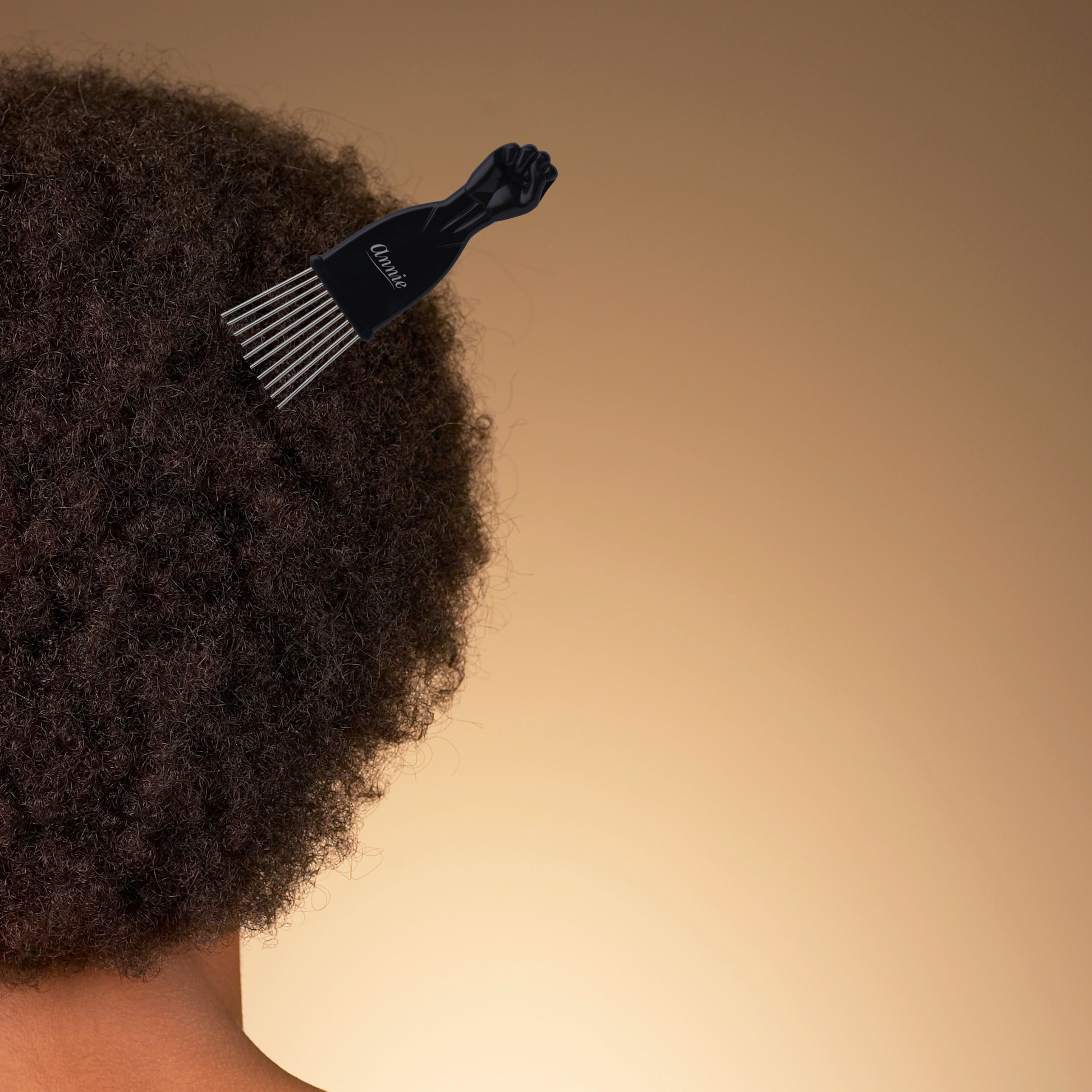 Annie Afro Styling Pik 2.5 Inch Short, 1 Count, Black Annie International, Inc.